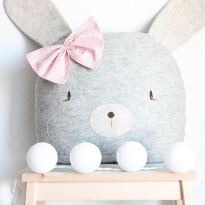 Pillow Cushion Bunny from Minis By Vane