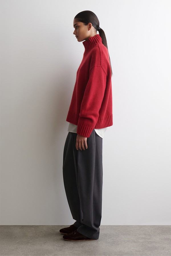Cashmere Funnel-Neck Jumper from COS