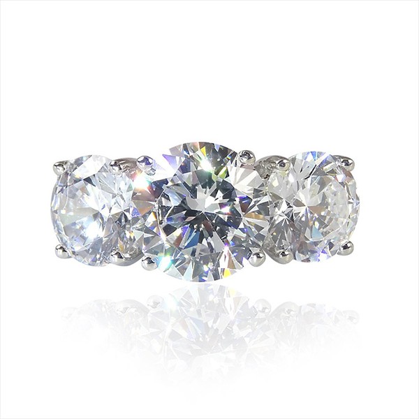 Classic Victorian Trilogy Engagement Ring