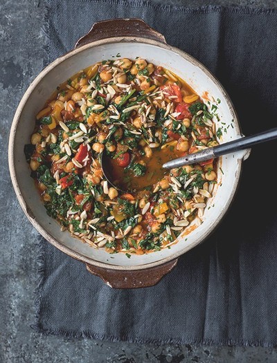 Spanish Chickpea & Almond Stew