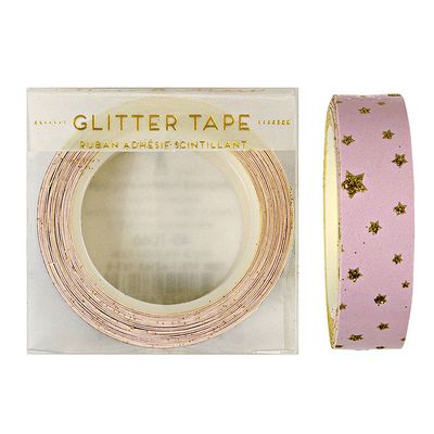 Pink Glitter Stars Tape from Little Lulubel