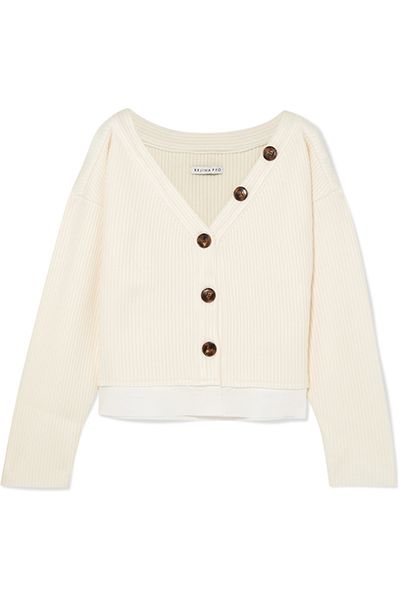 Ella Off-The-Shoulder Cardigan from Rejina Pyo