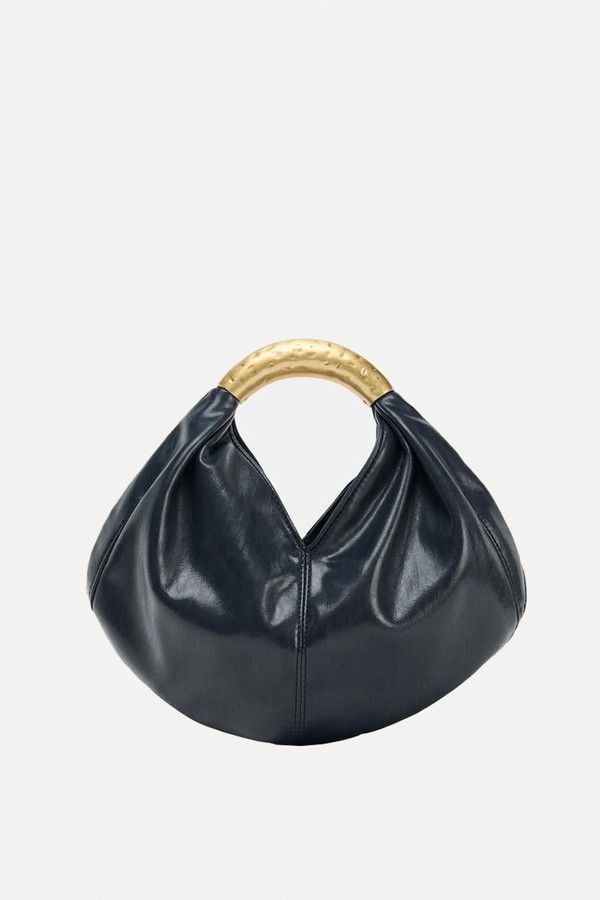 Metal Handle Handbag from Zara