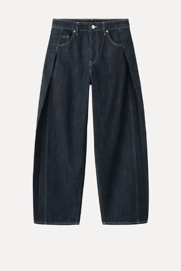 Mid-Rise Balloon Jeans