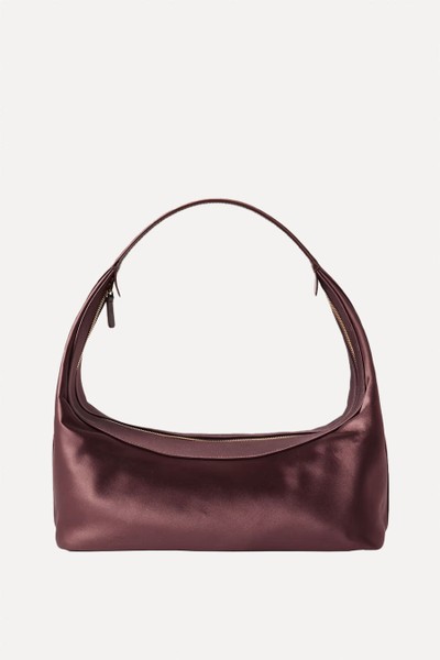 Tania Satin Shoulder Bag from Loulou De Saison