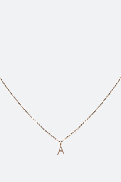 Express Initial Necklace from Aurum + Grey