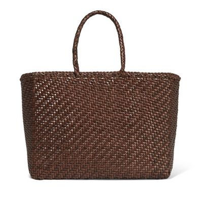 Basket Woven Leather Tote from Dragon Diffusion