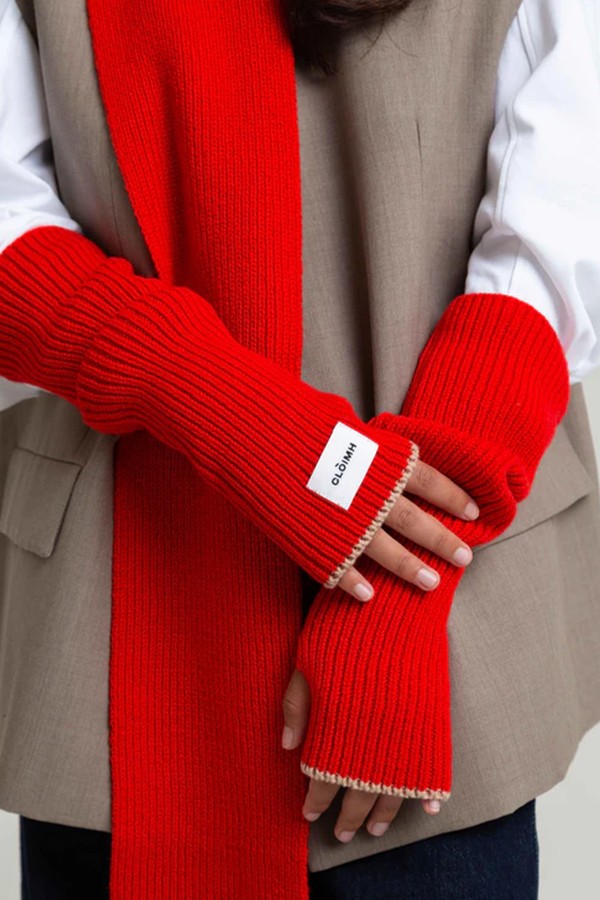 Soft Wool Fingerless Gloves