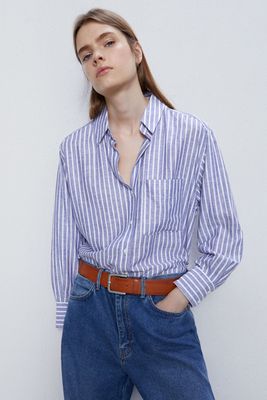 Rustic Striped Shirt from Zara