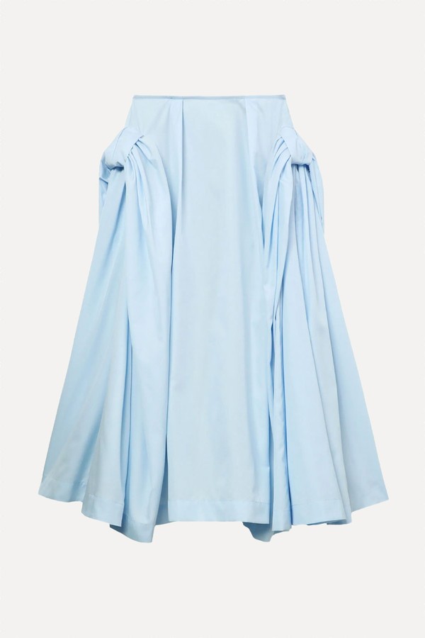Pleated Panelled Midi Skirt from Simone Rocha