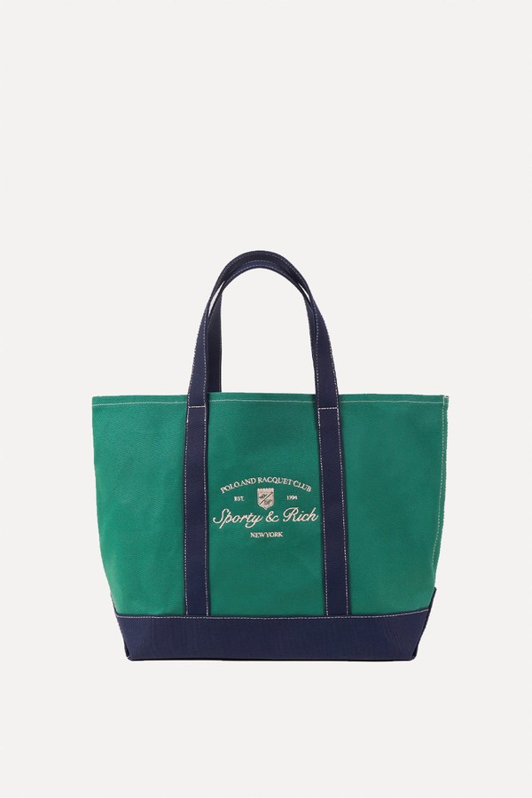 Syracuse Two Tone Tote Bag from Sporty & Rich