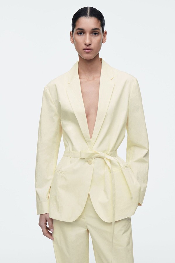 Tie-Waist Cotton Blazer from COS