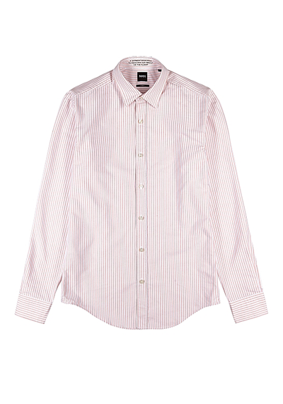 Giamma Striped Cotton-Blend Shirt from Boss