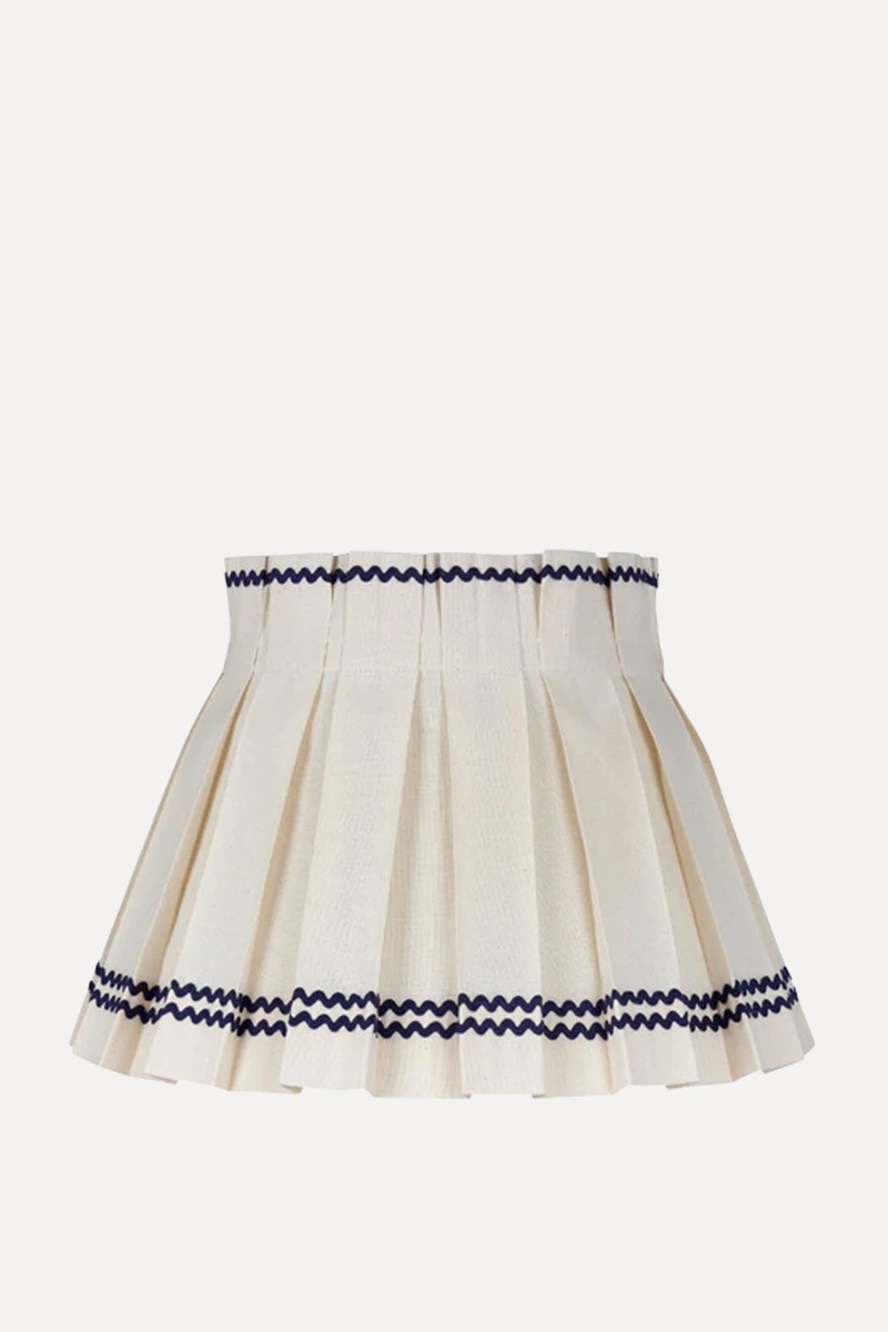 Triple Navy Ric Rac Lampshade from Alice Palmer & Co.