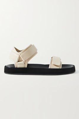 Hook & Loop Leather Sandals from The Row