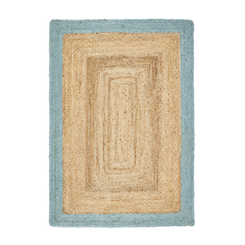 Contrast Border Jute Rug from So'Home