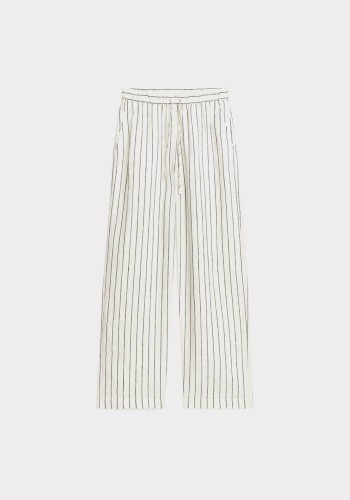 Linen Drawstring Trousers