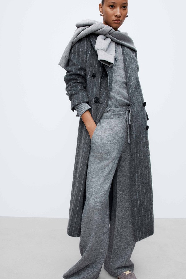 Wide Leg Knitted Trousers