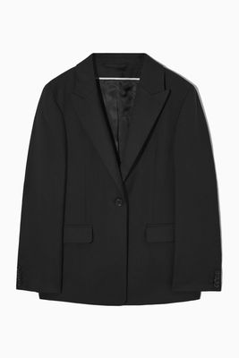 Single-Breasted Wool Blazer  from COS