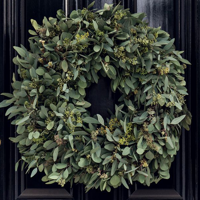 Berried Eucalyptus Christmas Wreath from Flowerbx