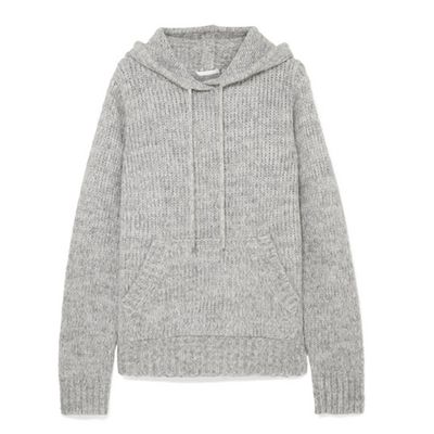 Ghost Mélange Knitted Hoodie from Helmut Lang