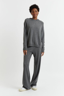 Wool-Cashmere Wide-Leg Track Pants from Chinti & Parker