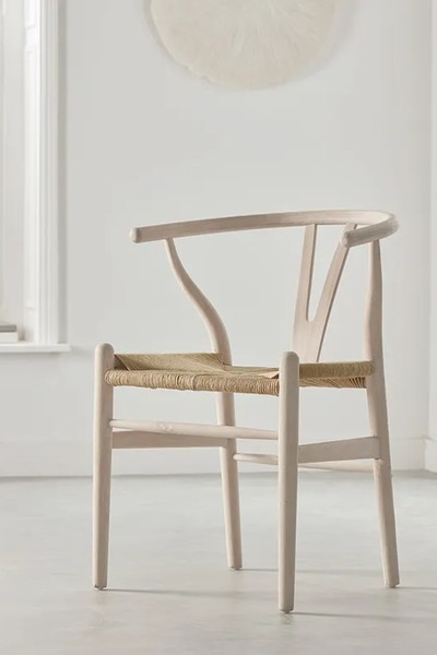 Raw Oak Bow Back Dining Chair from Cox & Cox