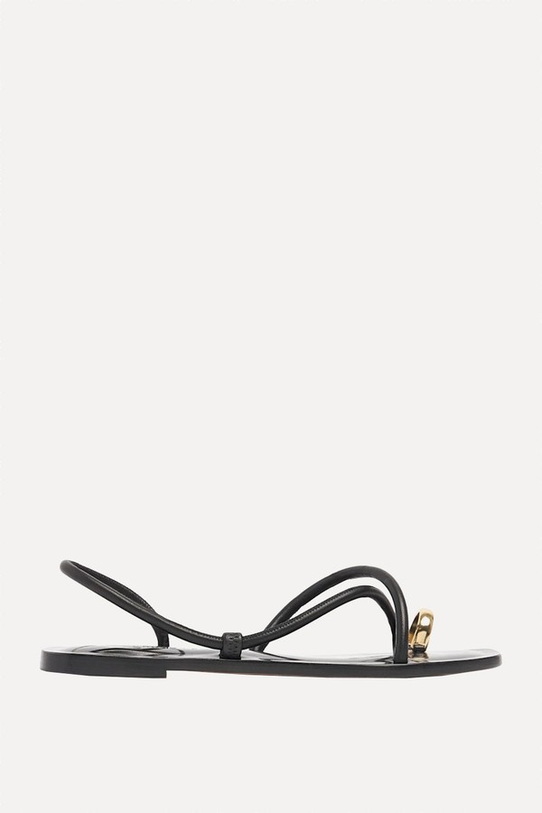 10mm Laurie Nappa Toe Ring Sandals from Emme Parsons