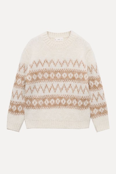 Jacquard Sweater from Mango