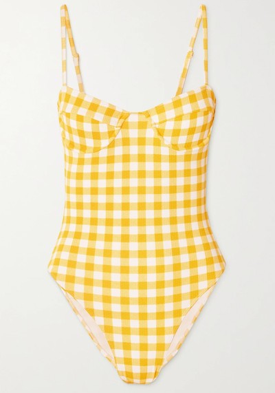 Bea Gingham Underwired Swimsuit from Faithful The Brand