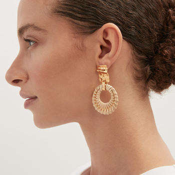 Raffia Drop Earrings from Jigsaw