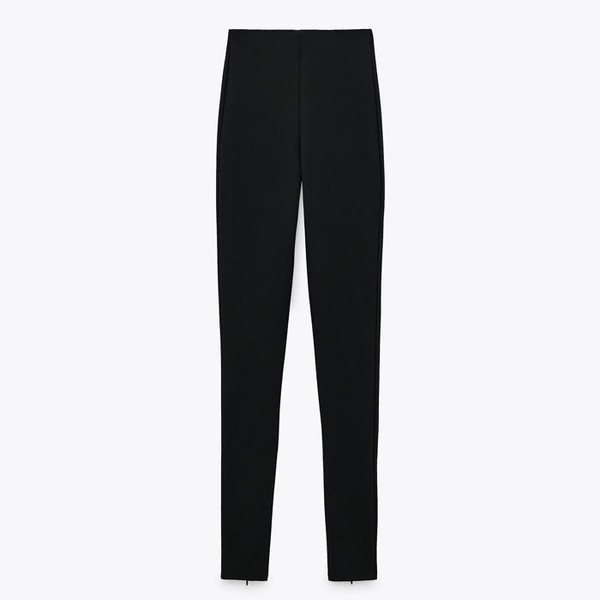 Ribbed Leggings With Vents from Zara