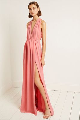 Aster Drape Halter Neck Dress from French Connection