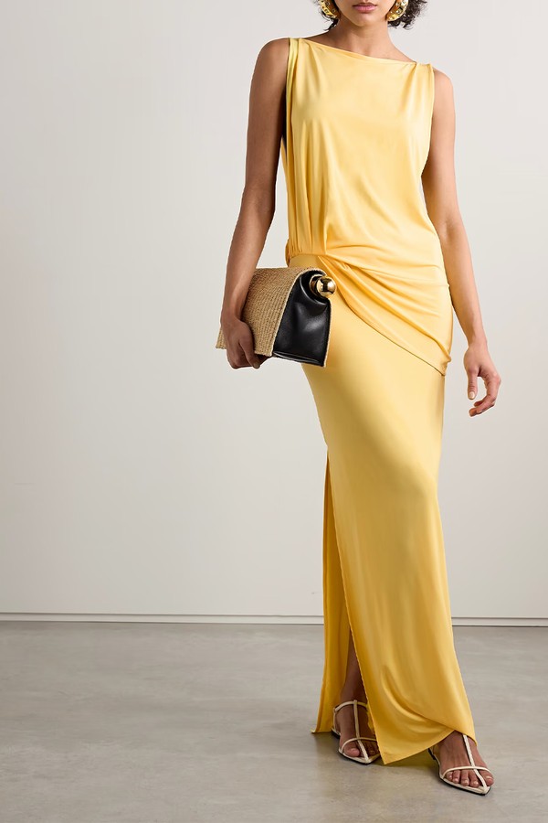 Peplo Stretch-Jersey Maxi Dress from Jacquemus