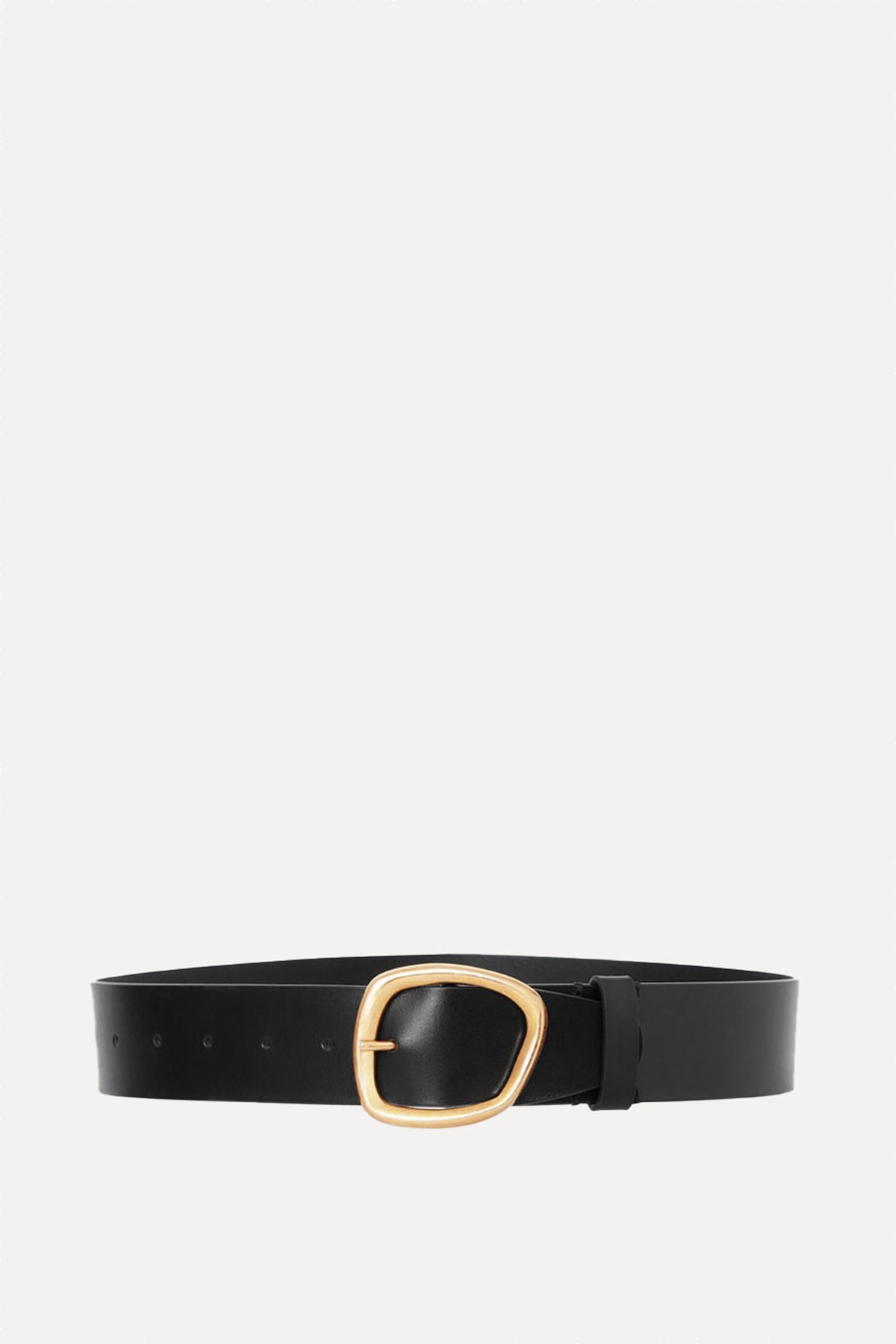 Asymmetric-Buckle Leather Belt from COS