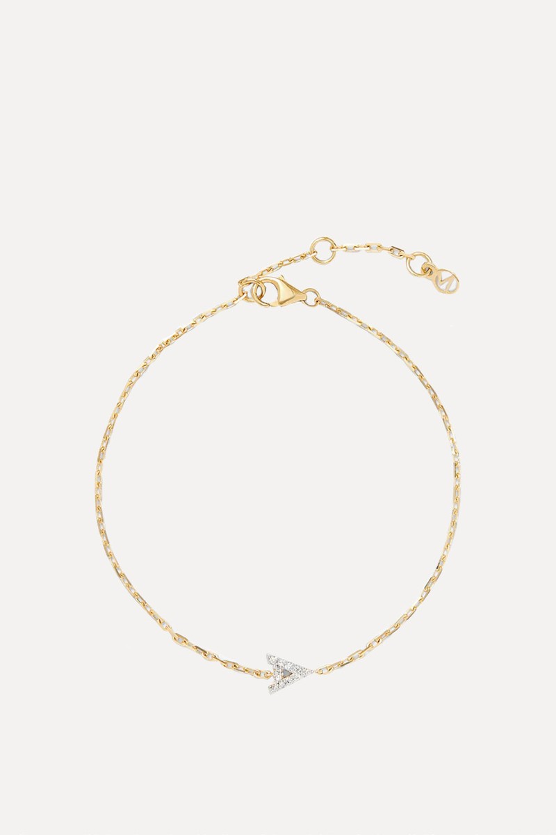 Diamond Letter Bracelet from Mejuri