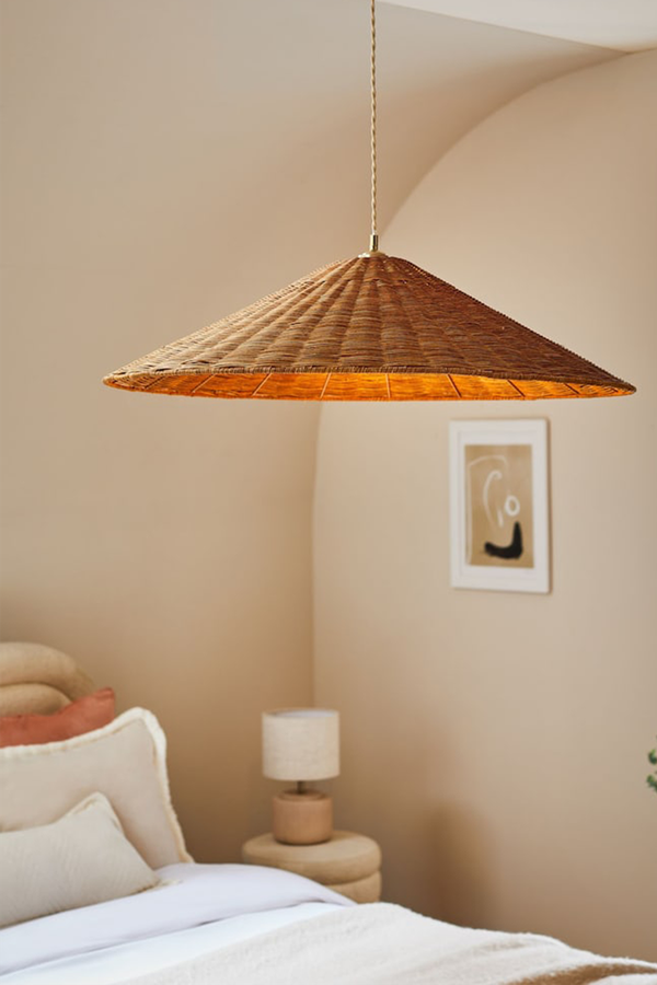 Natural Timor Large Easy Fit Pendant Light Shade from Next