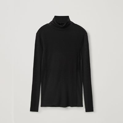 Fine Roll-Neck Wool Top from Cos