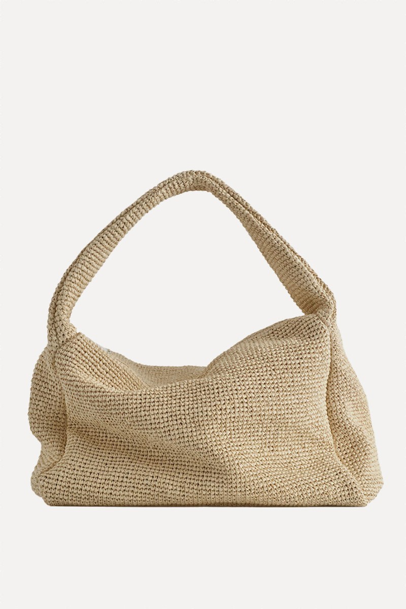 Raffia Slouchy Tote Bag from COS