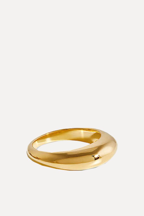 Dome 18ct Yellow Gold-Plated Brass Ring from Missoma