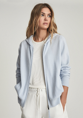 Courtney Wool Cashmere Blend Hoodie from Reiss