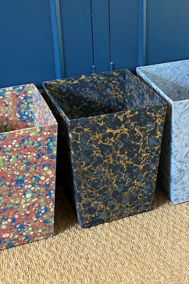 Wastepaper Bin from Compton Marbling