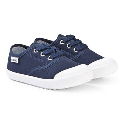 Navy Vienna Textile Trainers from Kuling