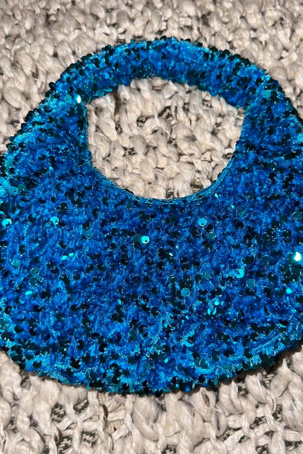 Mini Sequin Blue Bag from H&M