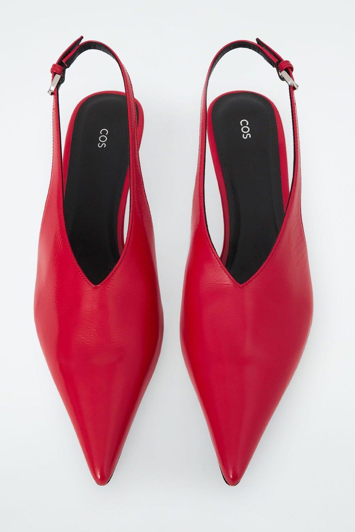 Pointed Leather Slingback Kitten Heels from COS