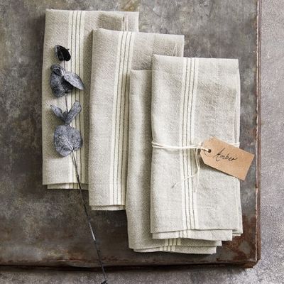 Stripe Napkins from The White Company