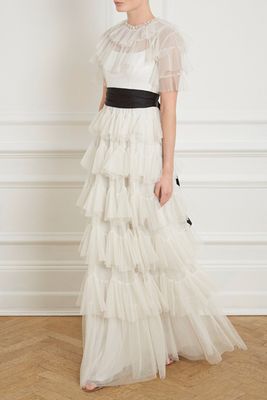 Scallop Tulle Gown from Needle & Thread