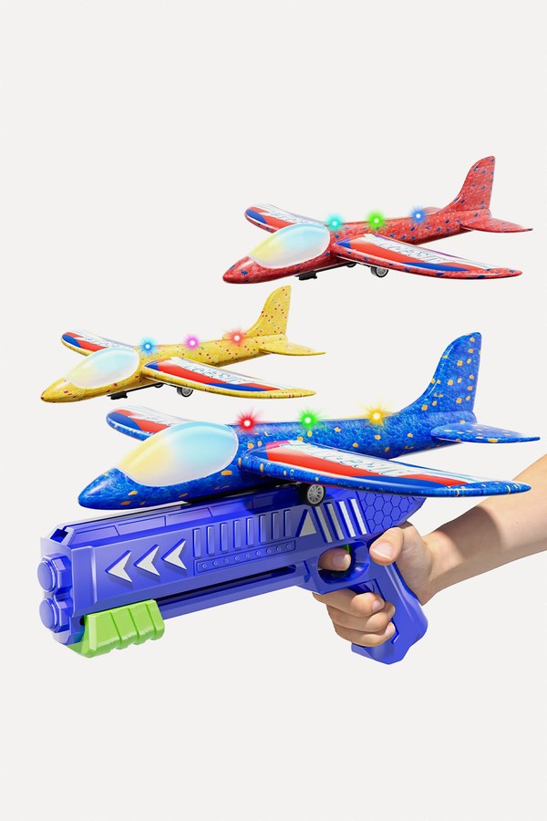 Set Of 3 Pack Airplane Launchers from Doloowee 
