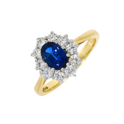 18ct Sapphire & Diamond Ring from Warrenders