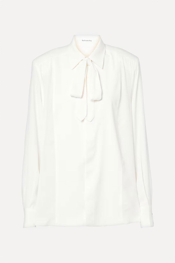 Sophie Satin Blouse from The Frankie Shop